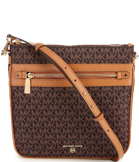 michael kors jet set signature large crossbody|michael kors jet set handbag.